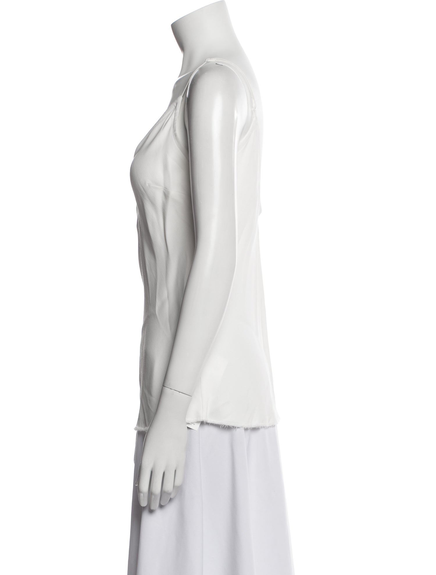 FRAME V-Neck Sleeveless Top