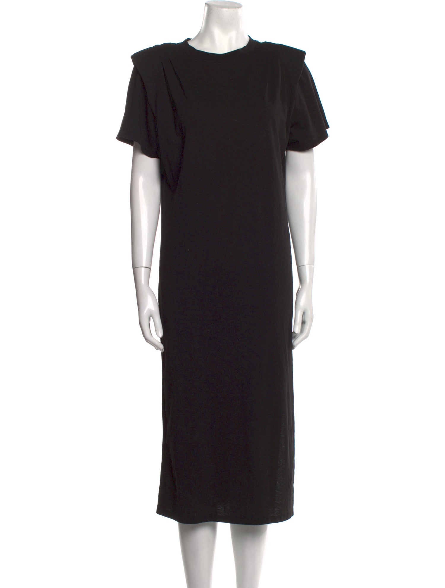 FRAME Crew Neck Midi Length Dress