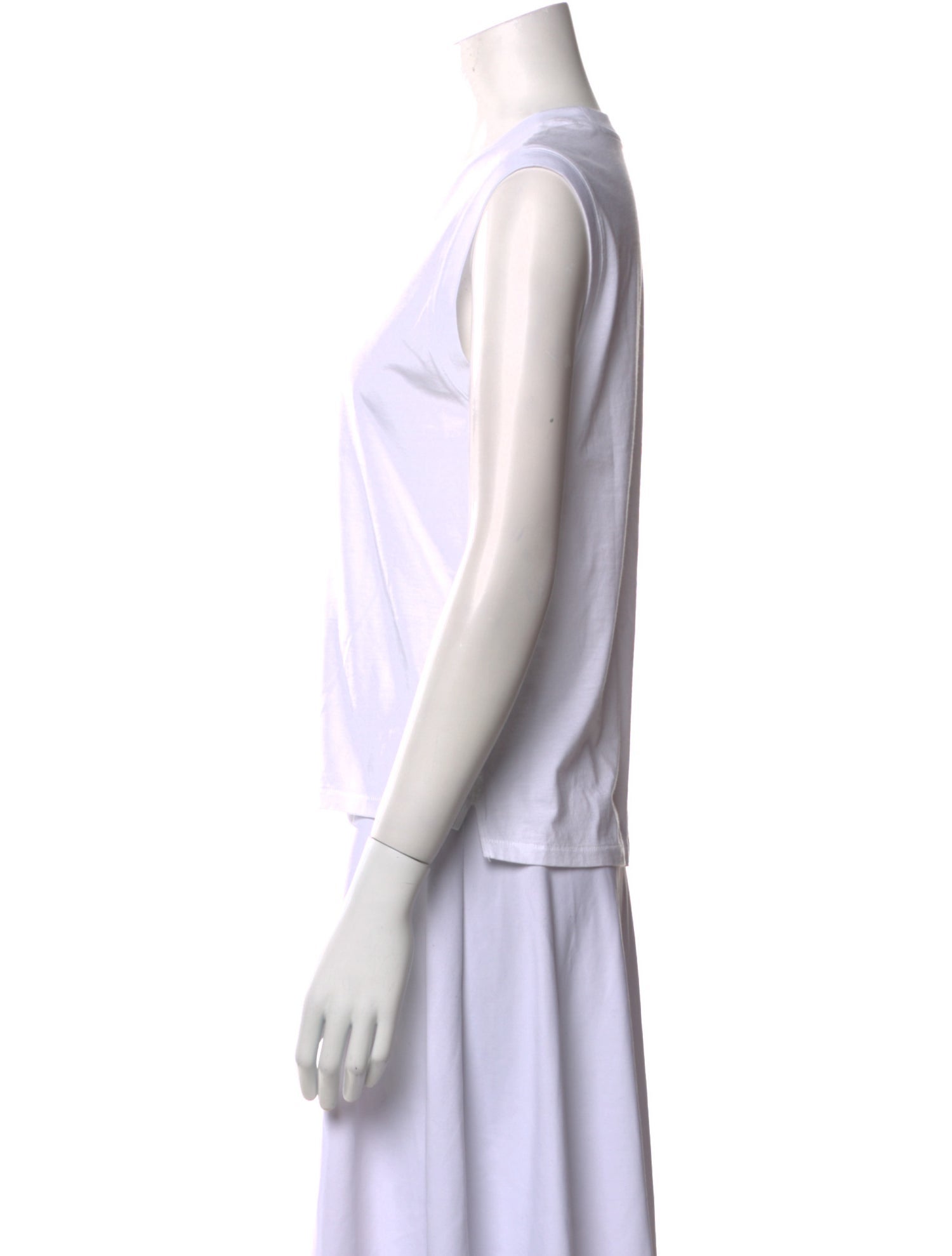 FRAME Crew Neck Sleeveless Top