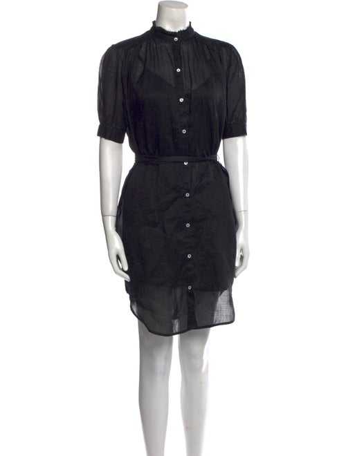 FRAME Mock Neck Knee-Length Dress