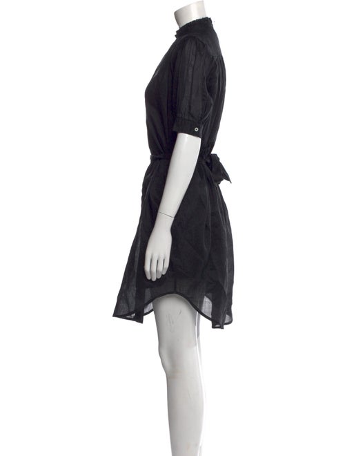 FRAME Mock Neck Knee-Length Dress