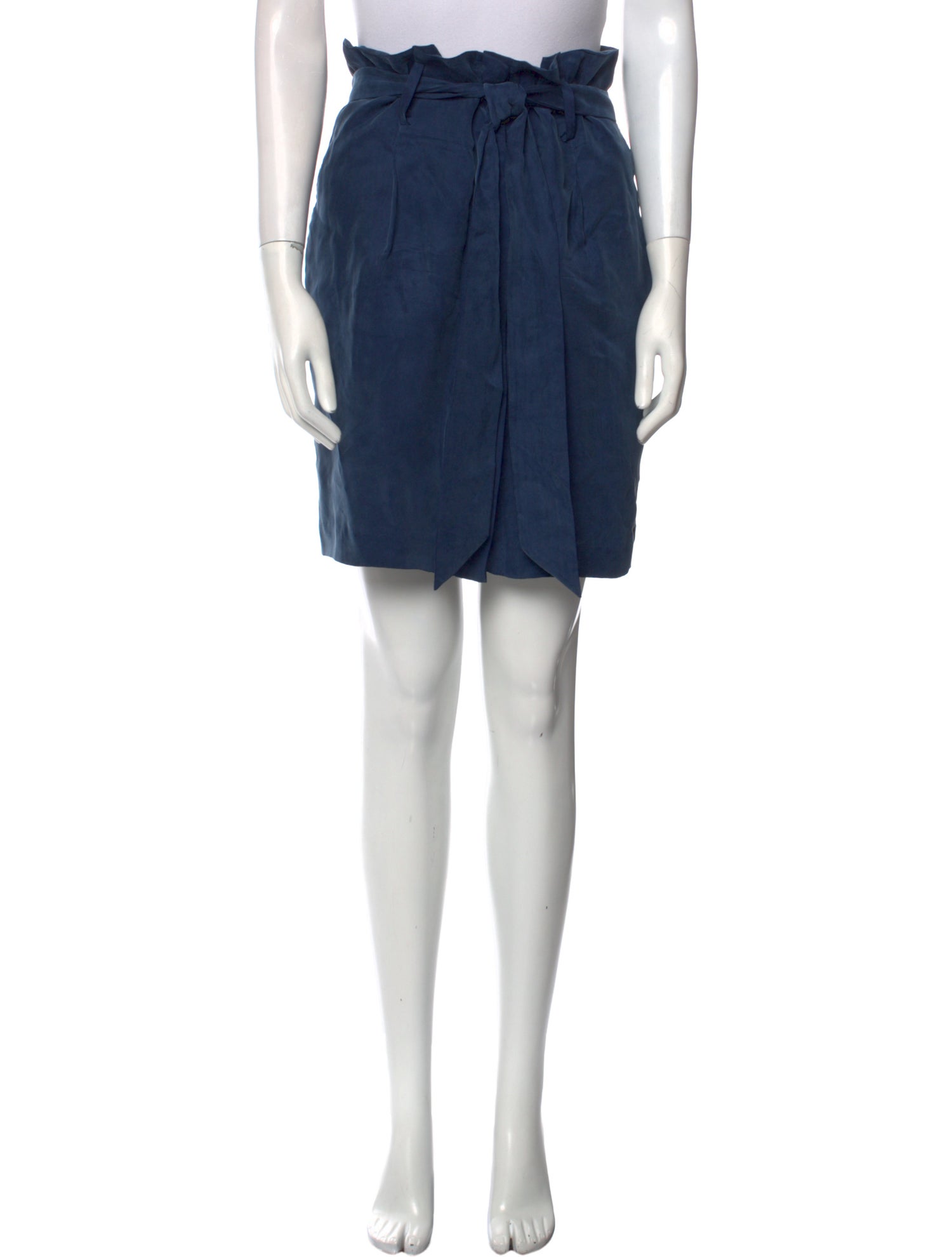 FRAME Pleated Accents Knee-Length Skirt