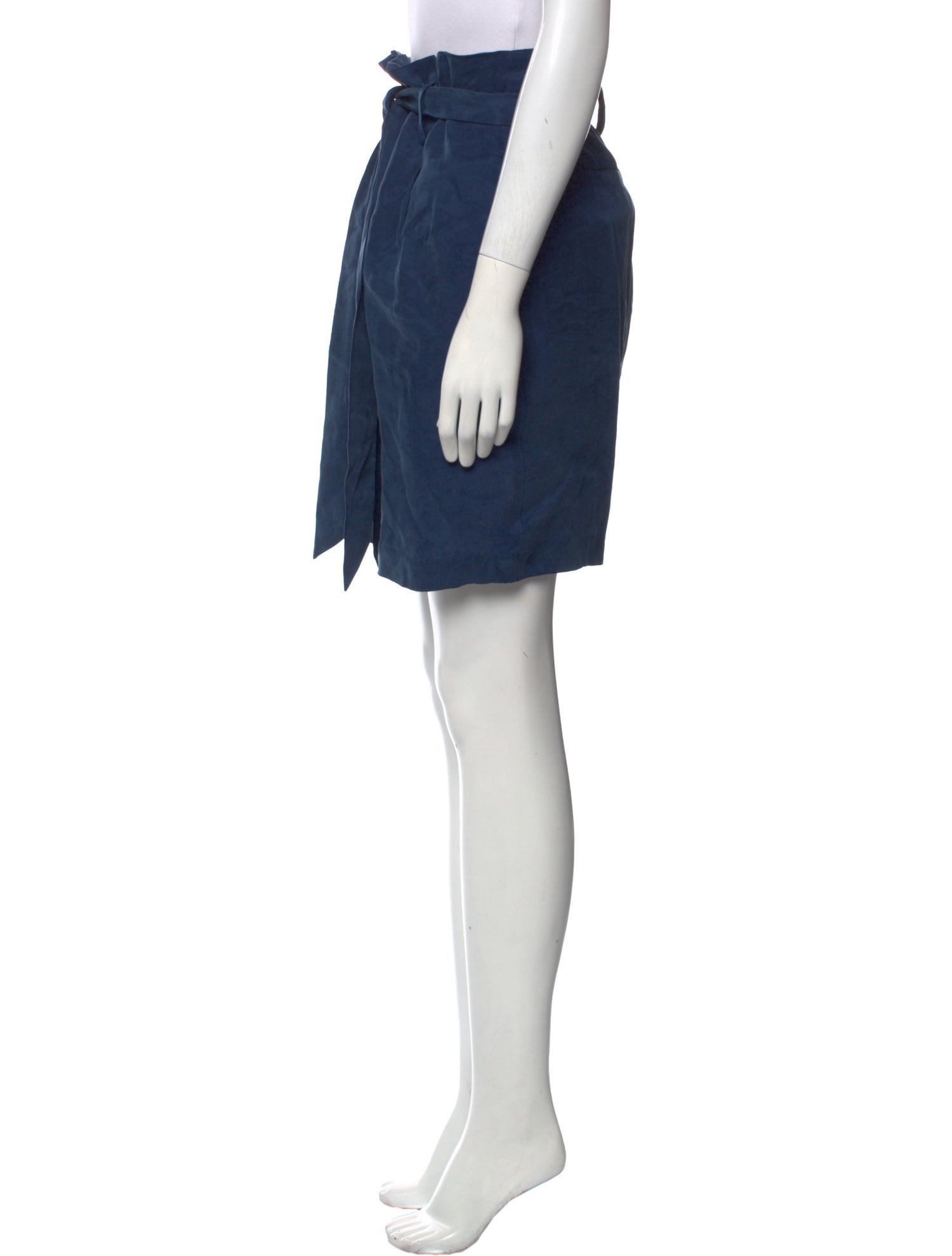 FRAME Pleated Accents Knee-Length Skirt