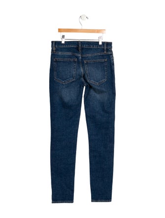 FRAME Mid-Rise Skinny Leg Jeans