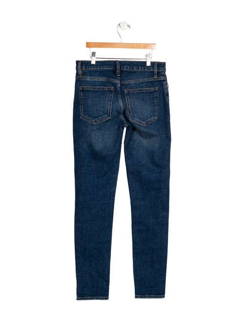 FRAME Mid-Rise Skinny Leg Jeans