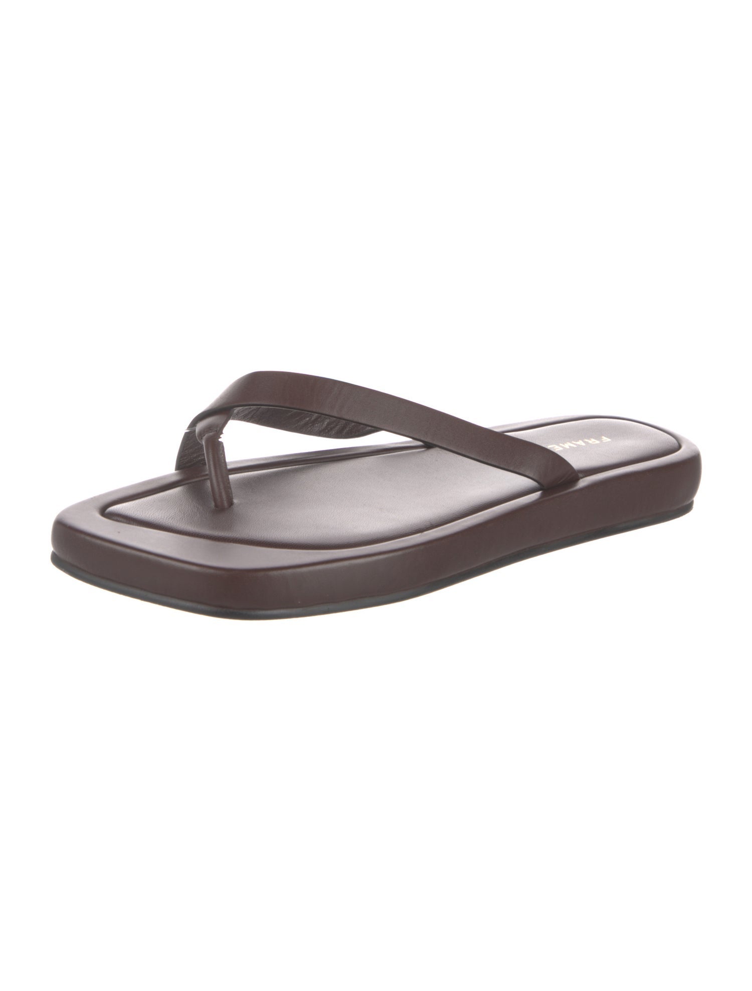 FRAME Leather Flip Flops