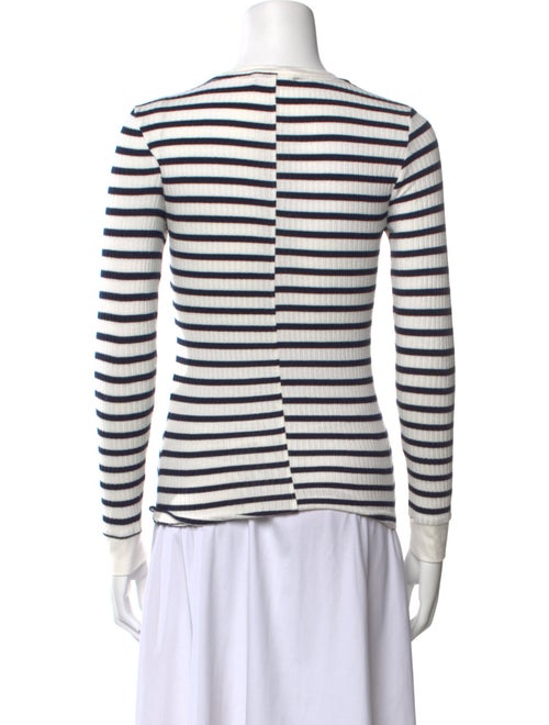 FRAME Striped Crew Neck Tunic