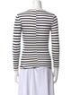 FRAME Striped Crew Neck Tunic