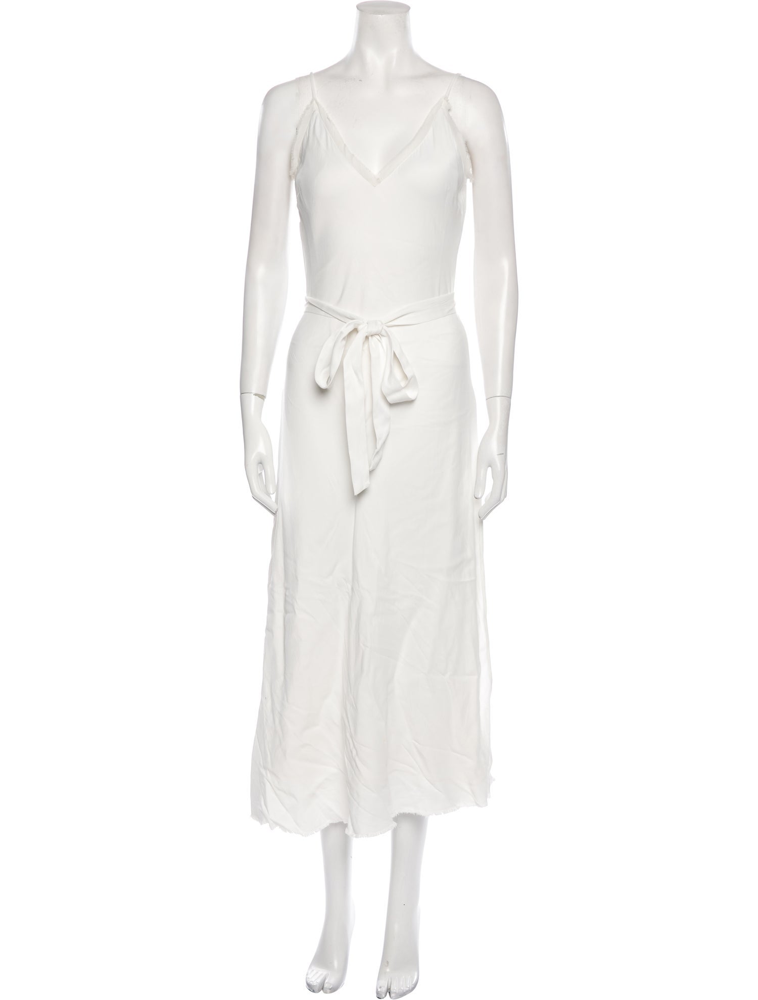 FRAME V-Neck Long Dress