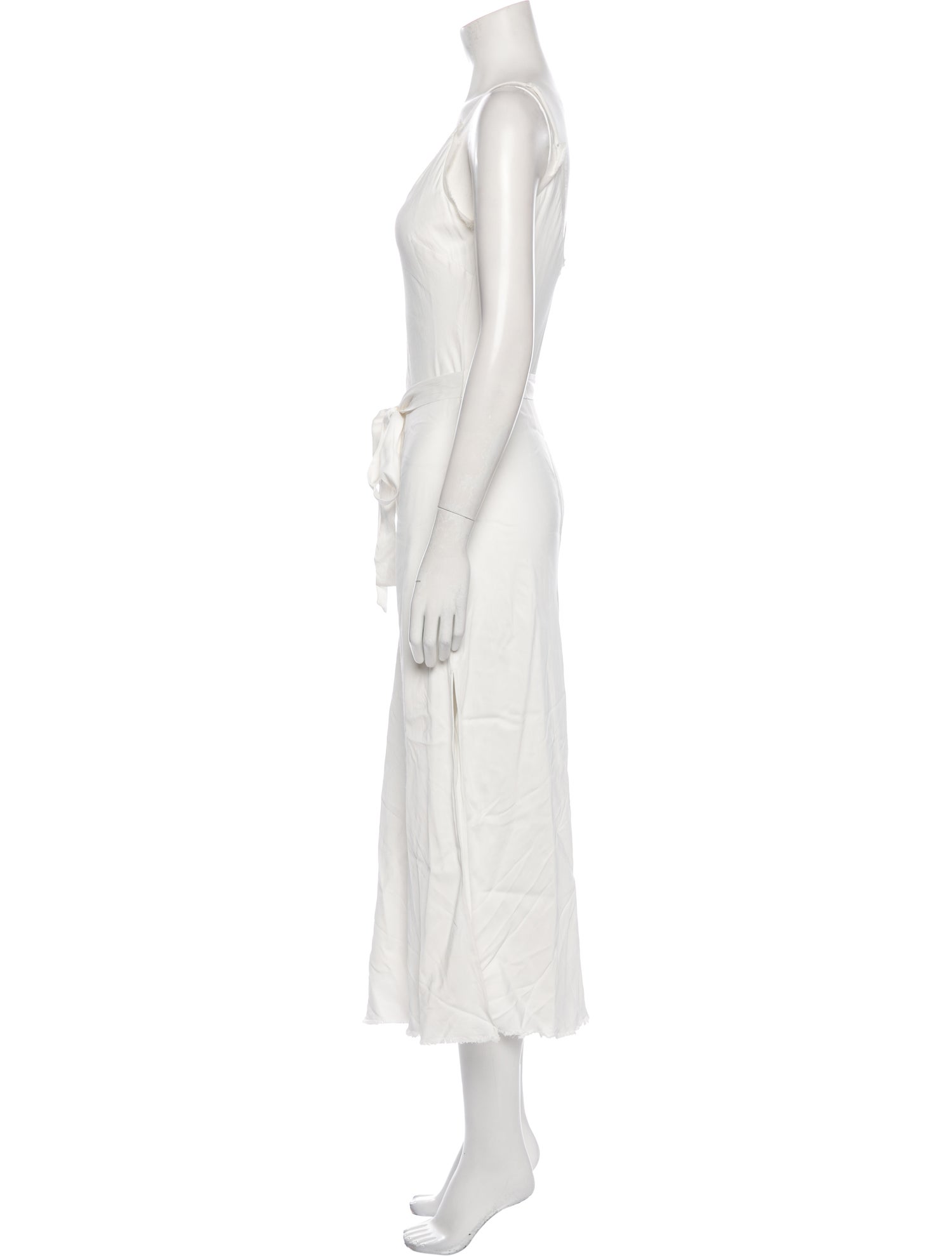 FRAME V-Neck Long Dress