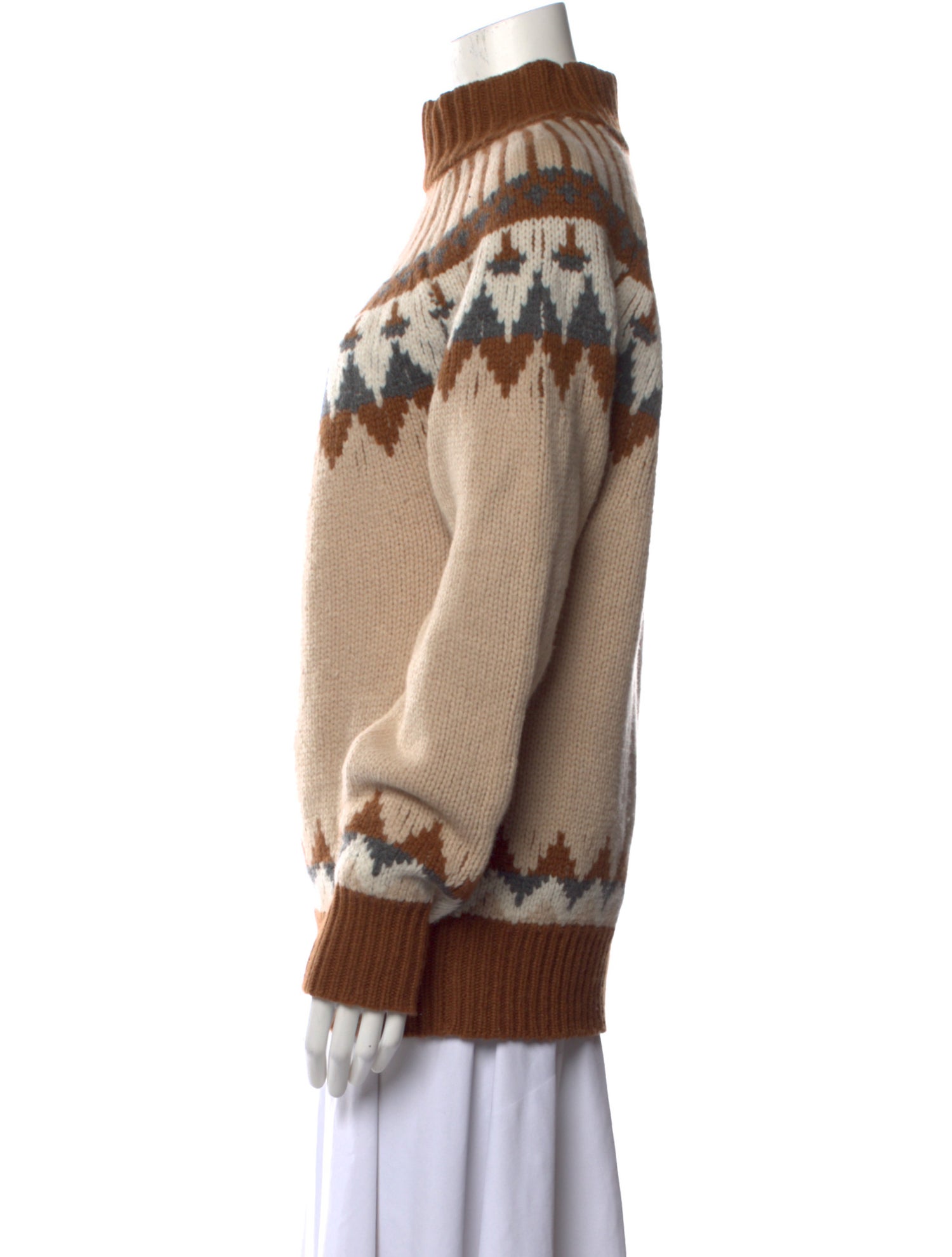 FRAME Merino Wool Printed Sweater