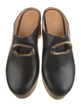 FRAME Leather Mules