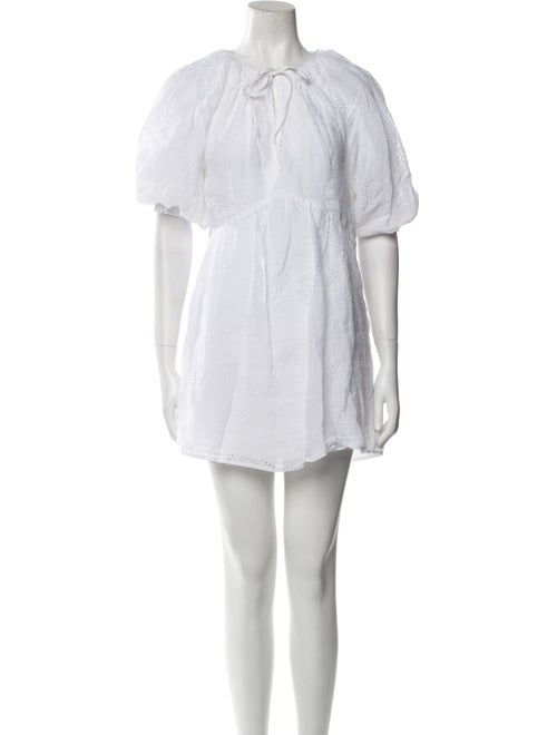 FRAME Crew Neck Mini Dress