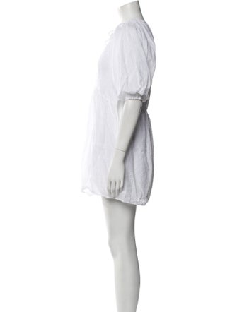 FRAME Crew Neck Mini Dress