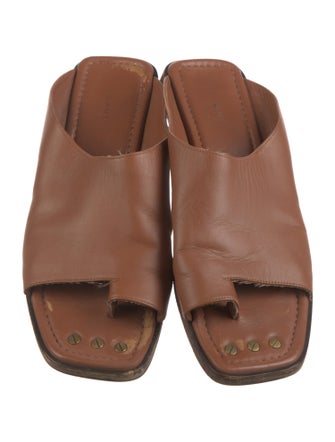 FRAME Leather Slides