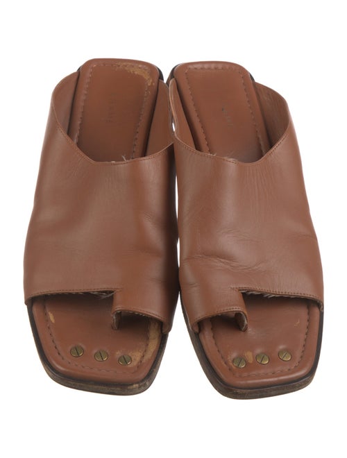 FRAME Leather Slides