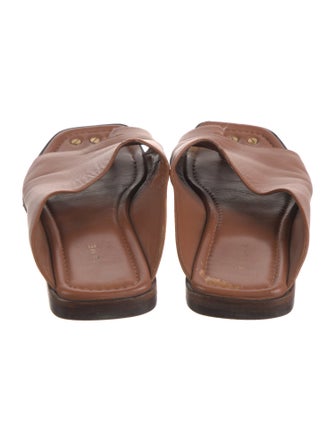 FRAME Leather Slides