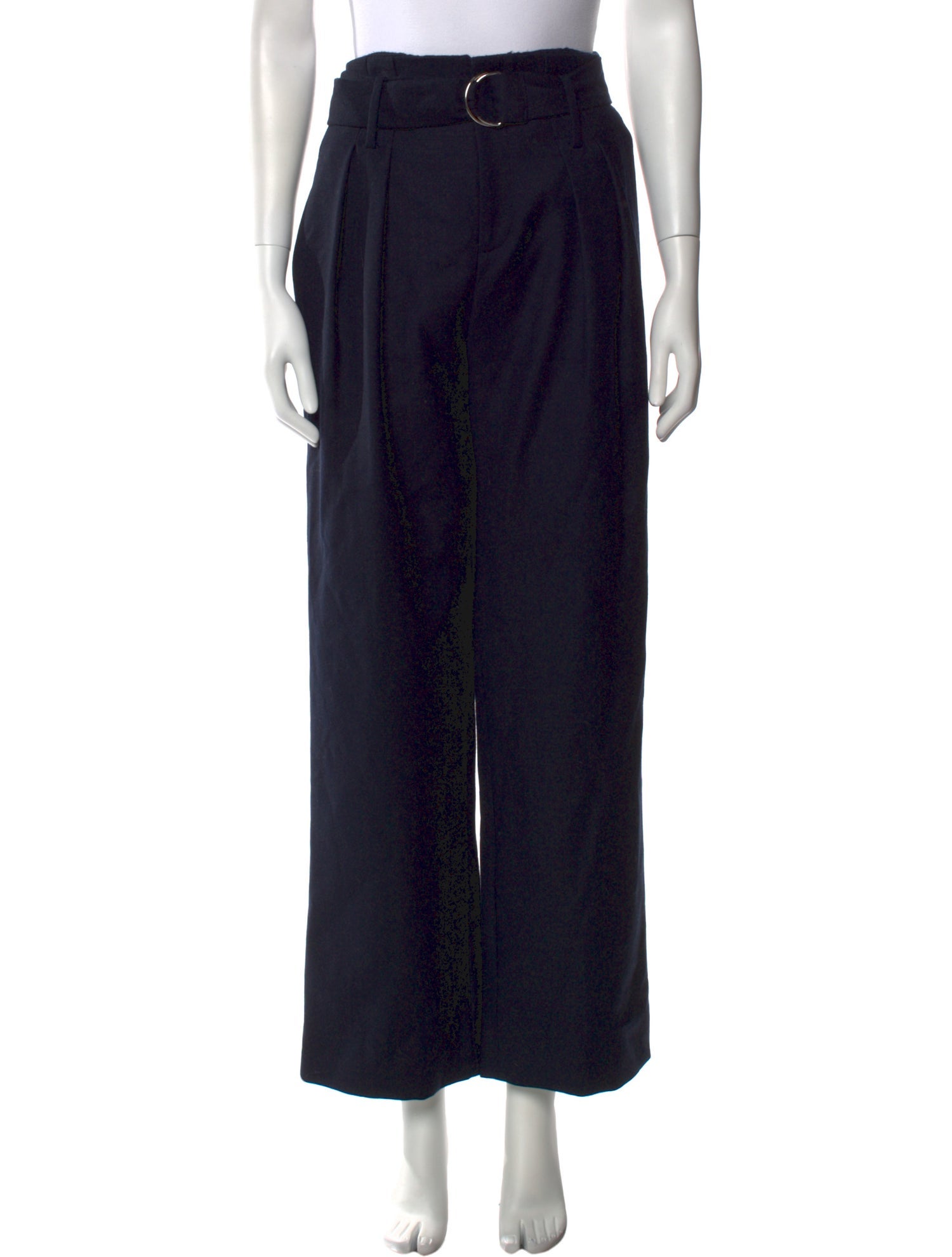 FRAME Wool Wide Leg Pants