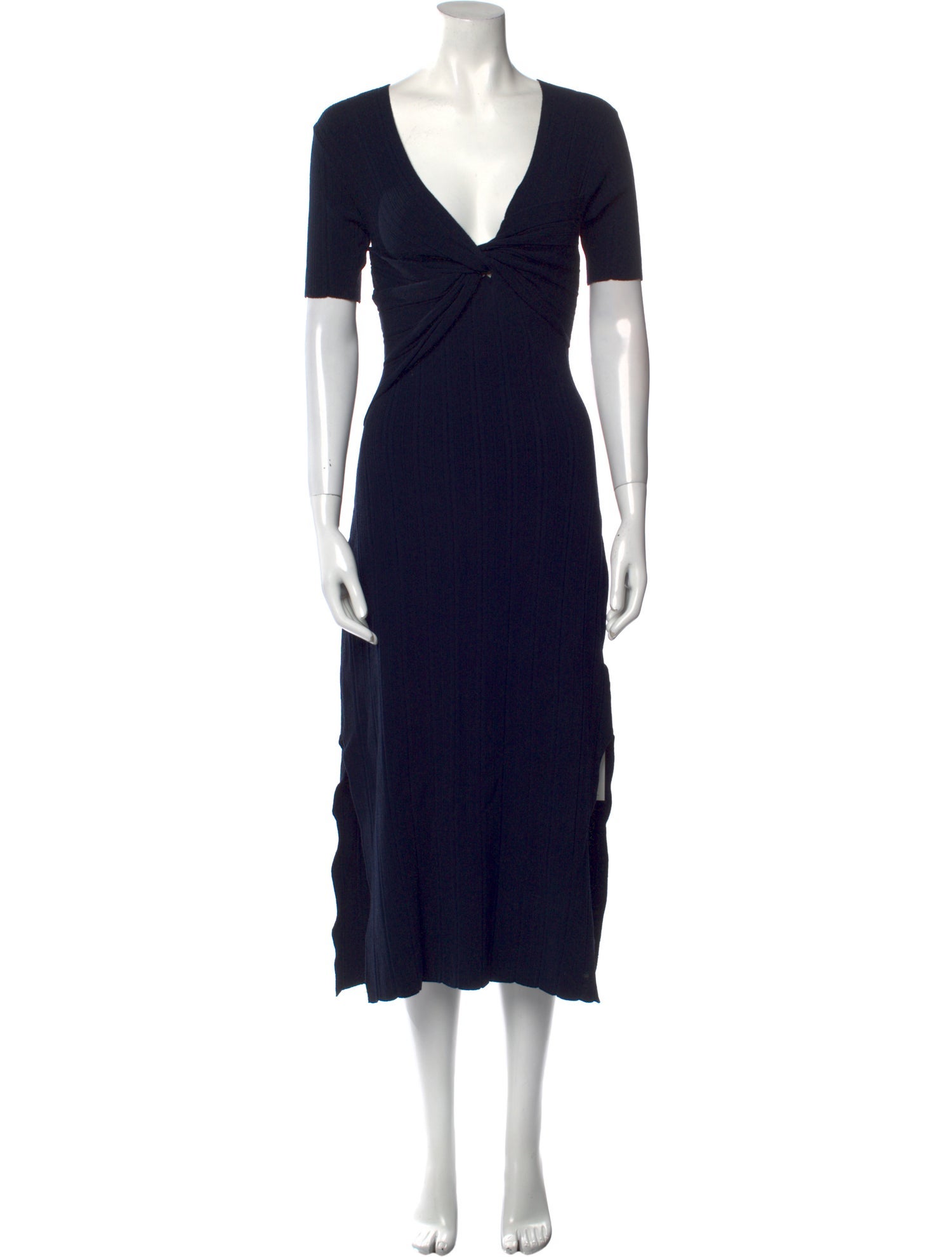 FRAME V-Neck Long Dress