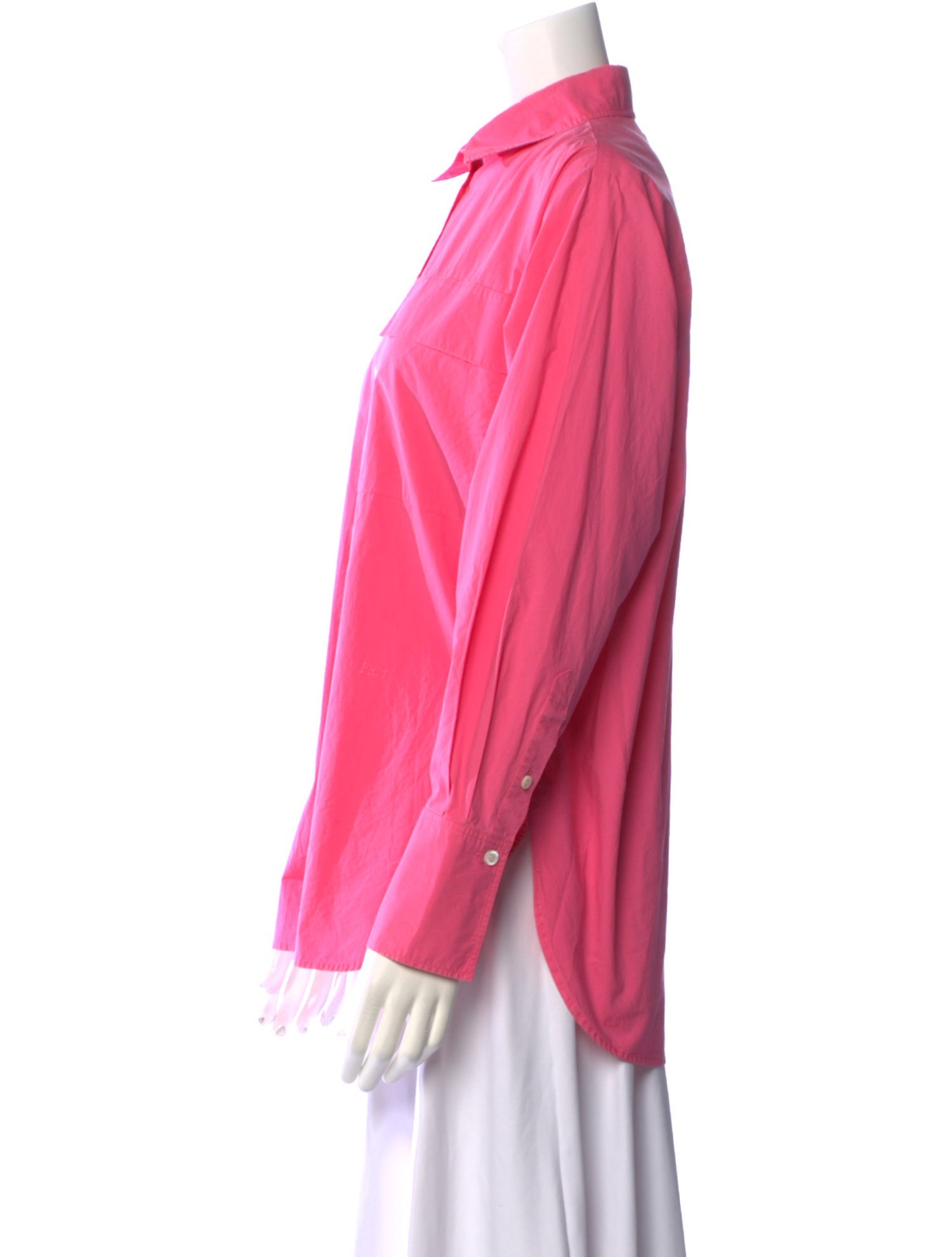 FRAME Long Sleeve Button-Up Top