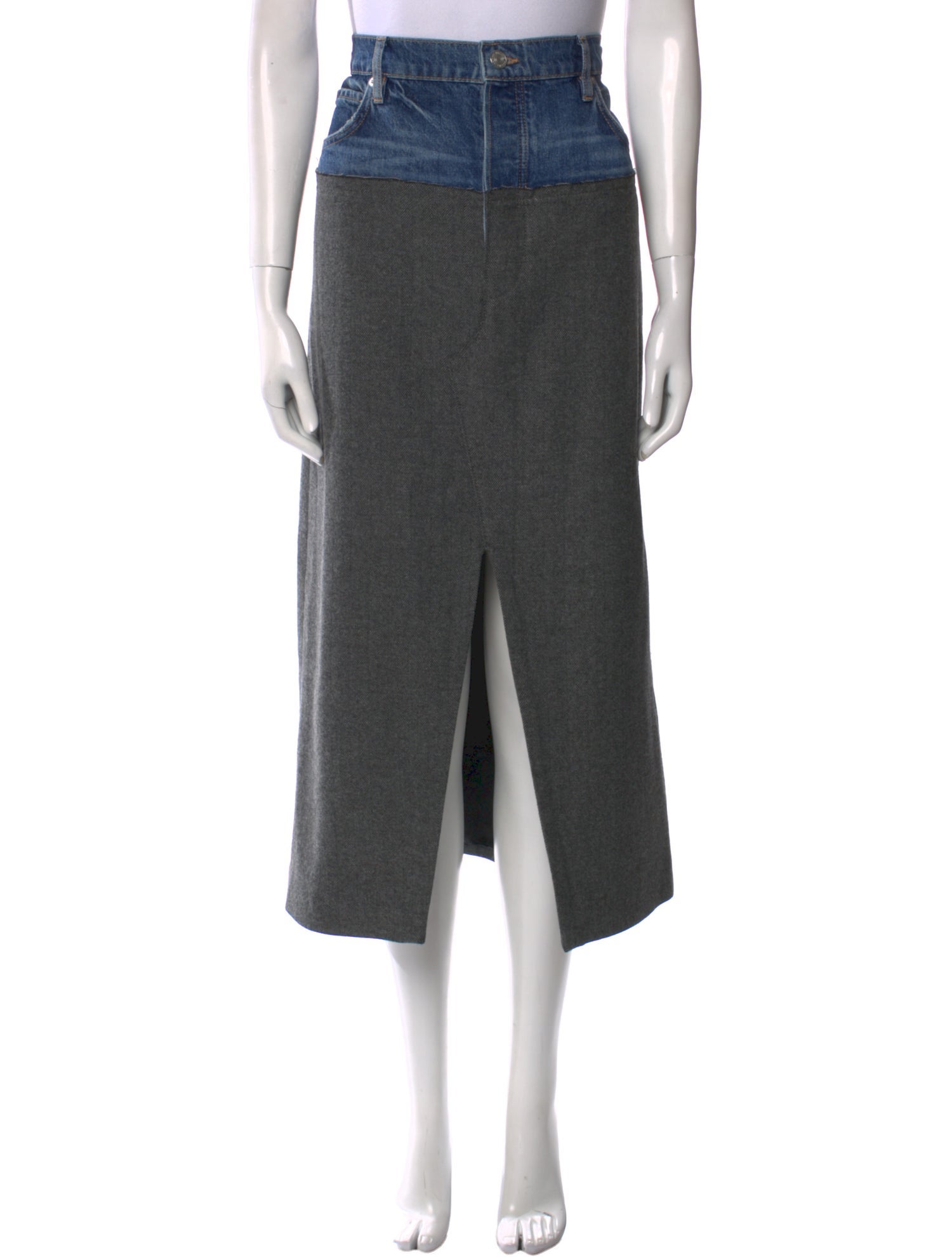 FRAME Midi Length Skirt