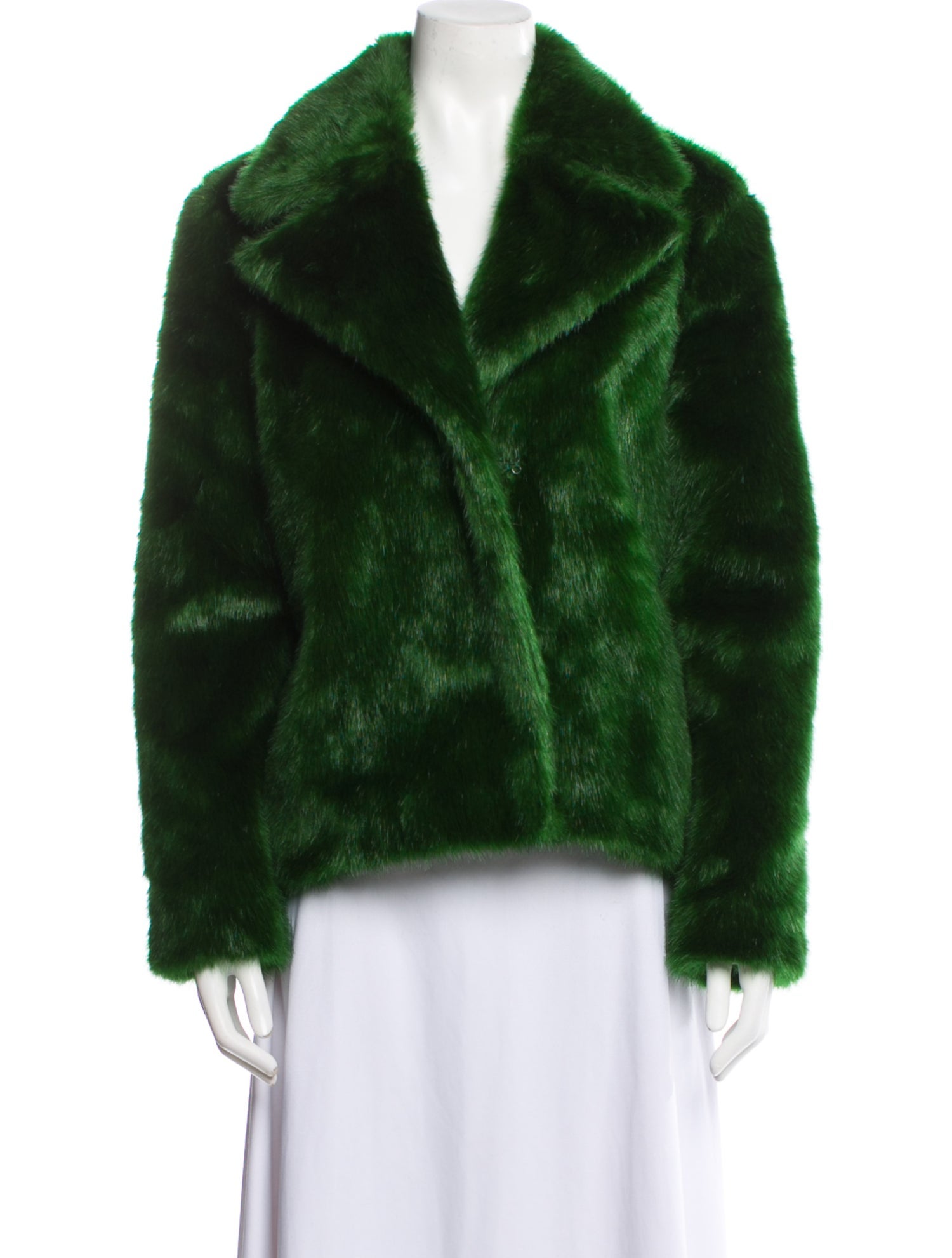 FRAME Faux Fur Coat