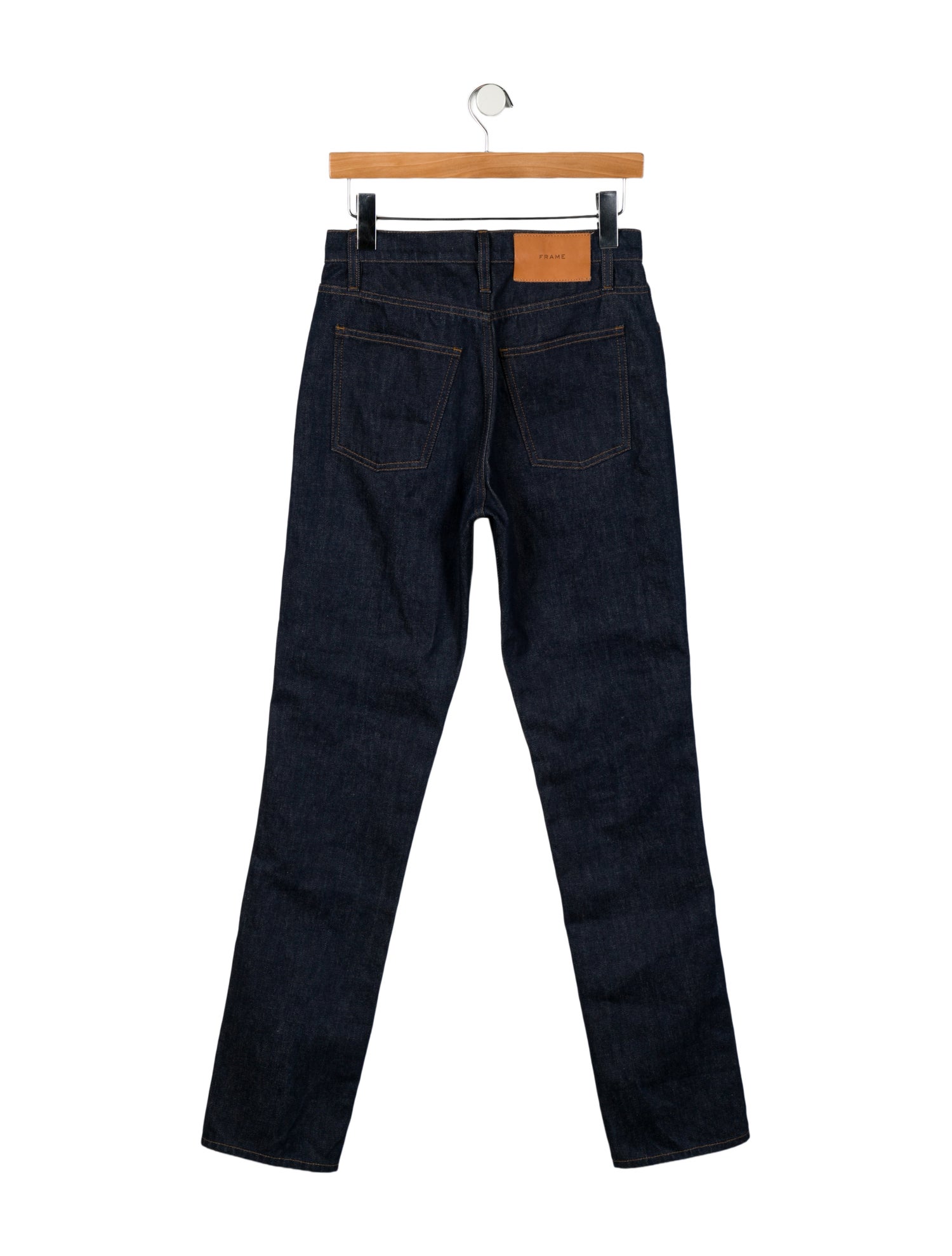 FRAME High-Rise Straight Leg Jeans w/ Tags