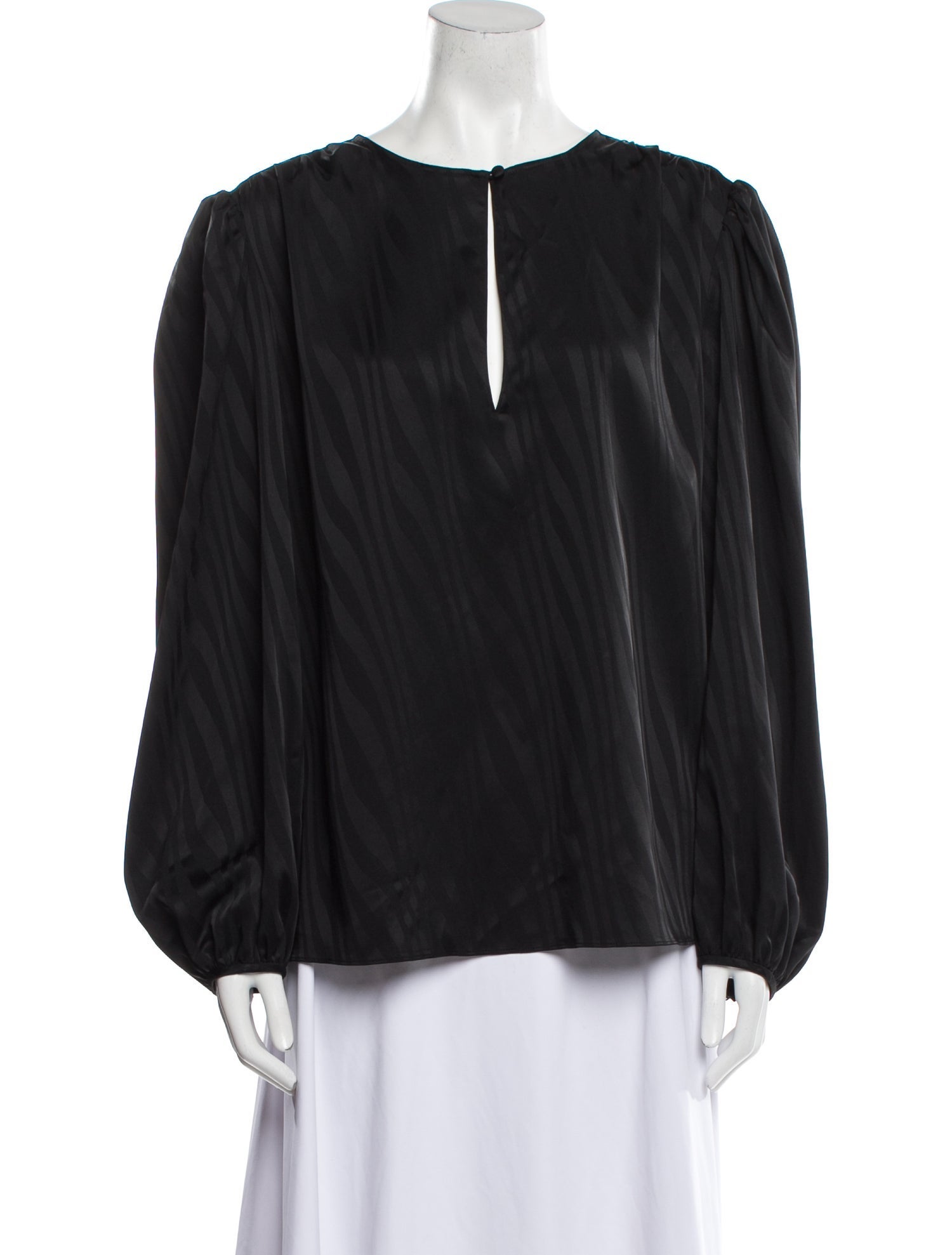 FRAME Silk V-Neck Blouse w/ Tags