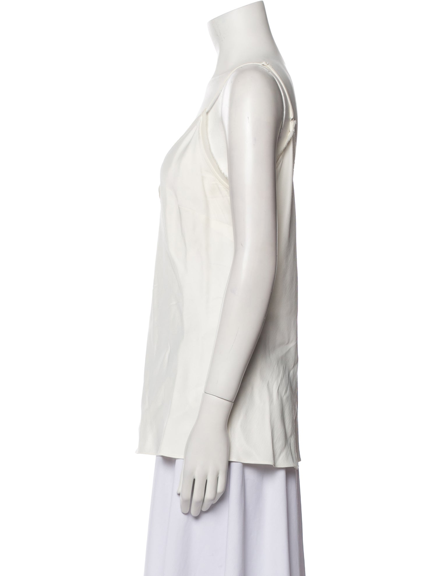 FRAME V-Neck Sleeveless Top