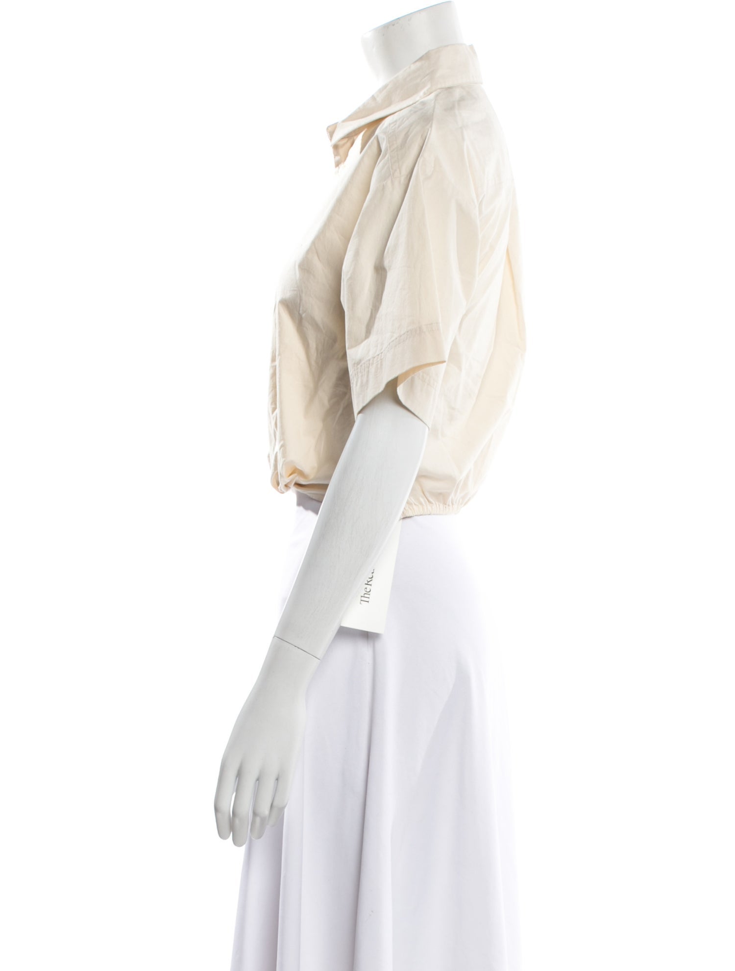 FRAME Short Sleeve Crop Top