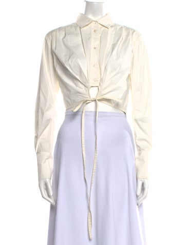 Frame Tops Long Sleeve Crop Top XS