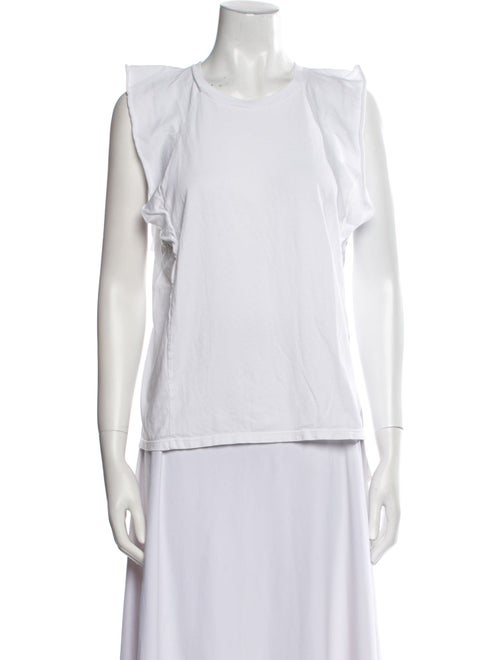 FRAME Crew Neck Sleeveless T-Shirt