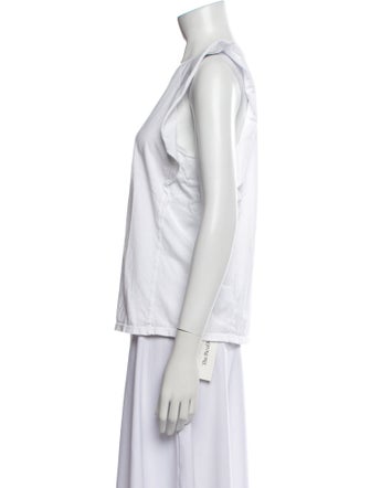 FRAME Crew Neck Sleeveless T-Shirt