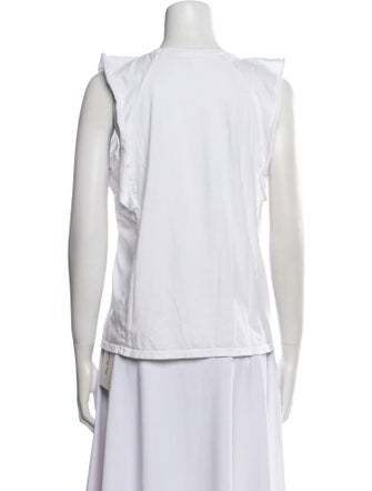 FRAME Crew Neck Sleeveless T-Shirt