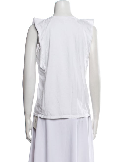 FRAME Crew Neck Sleeveless T-Shirt