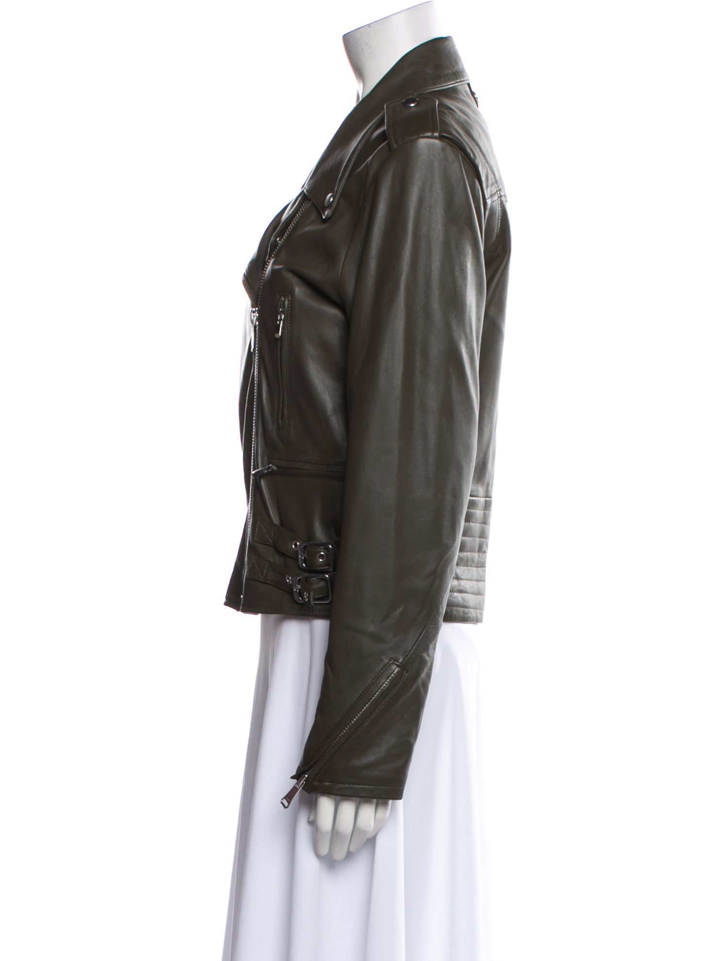 FRAME Leather Biker Jacket