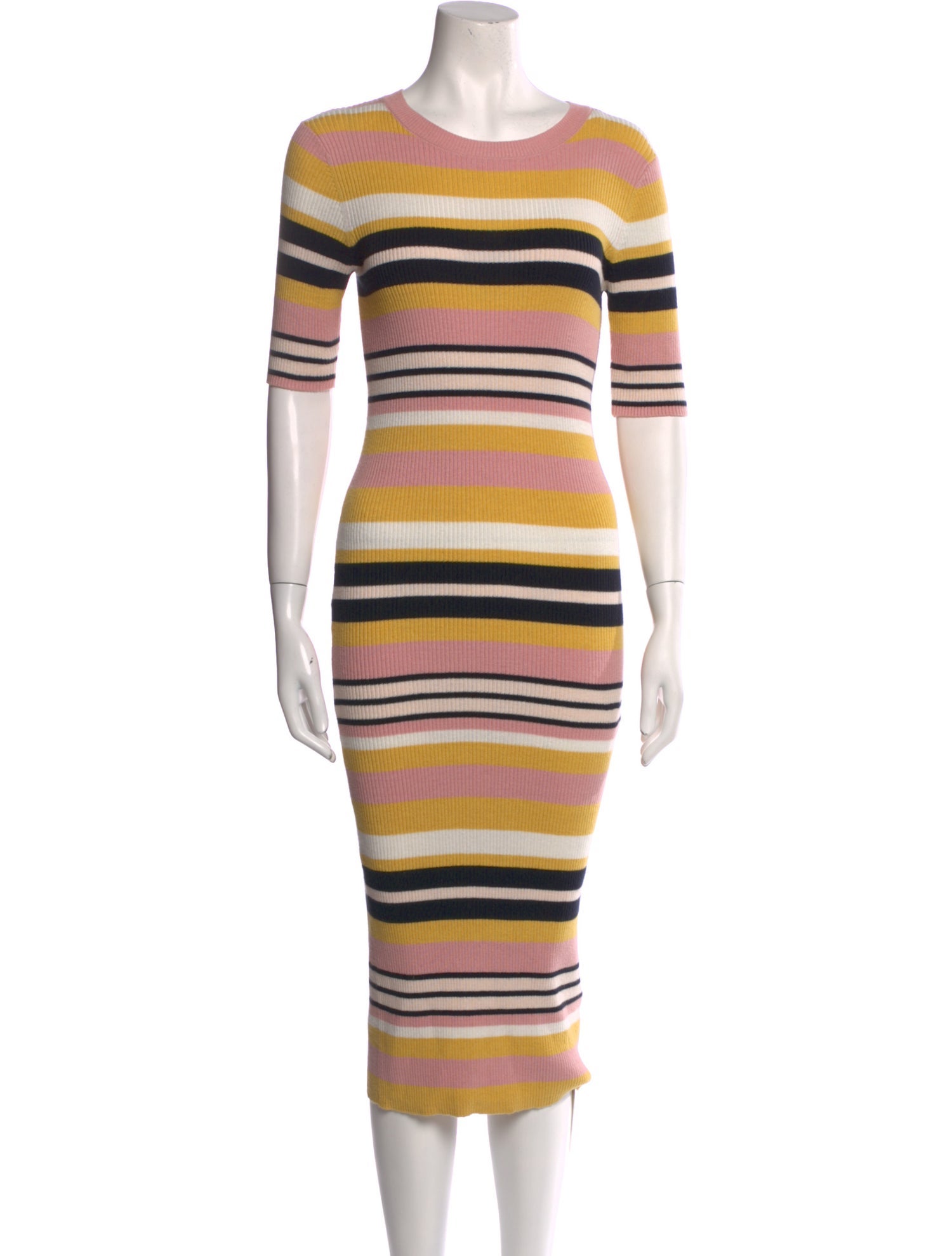 FRAME Striped Midi Length Dress w/ Tags