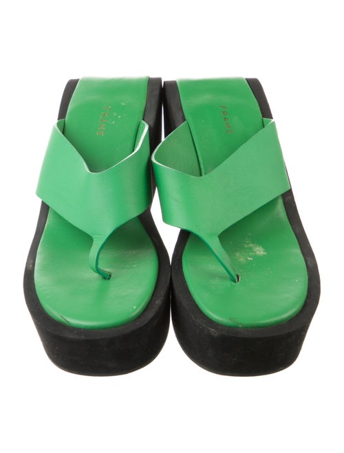 FRAME Leather Slides