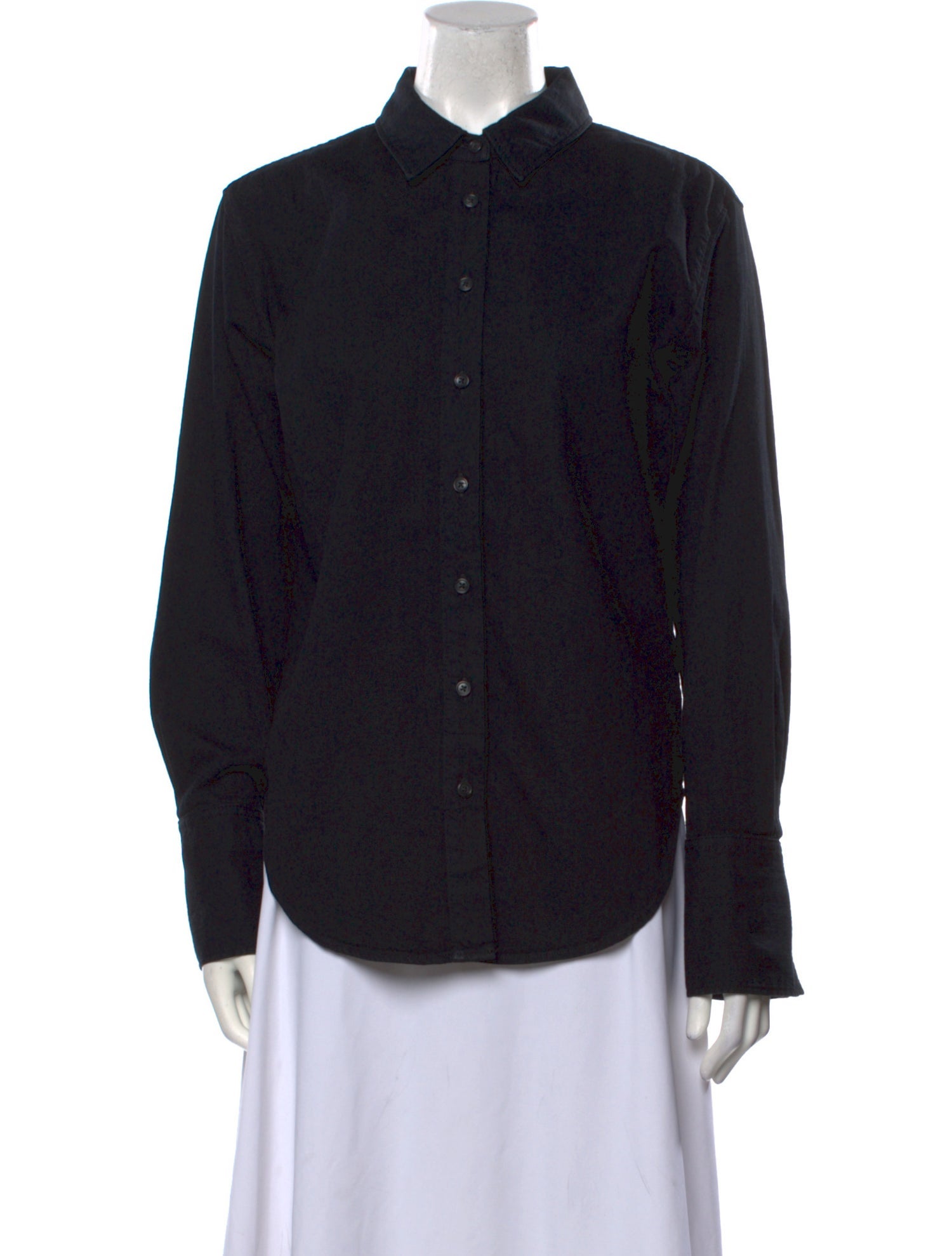 FRAME Long Sleeve Button-Up Top