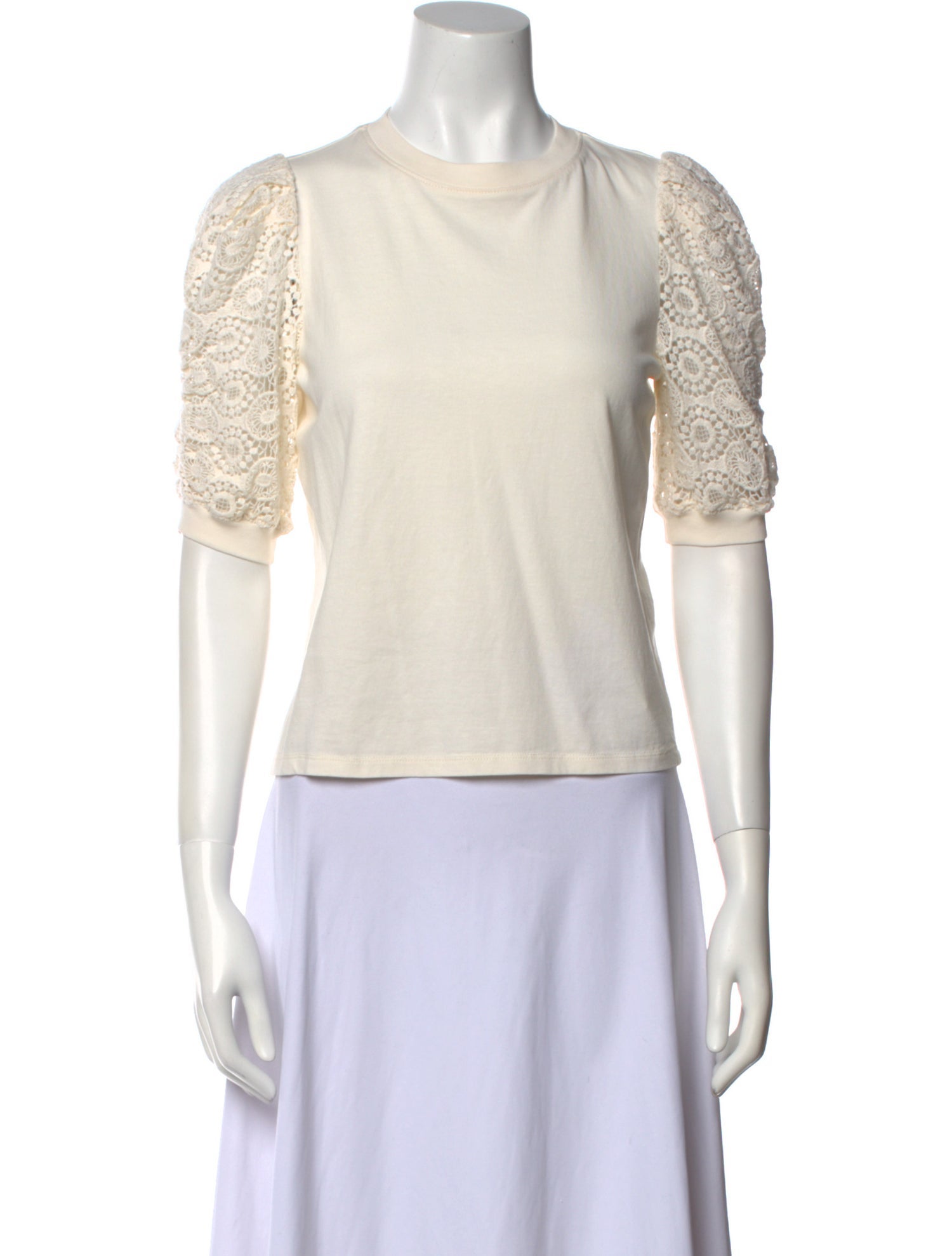 FRAME Crew Neck Short Sleeve Top