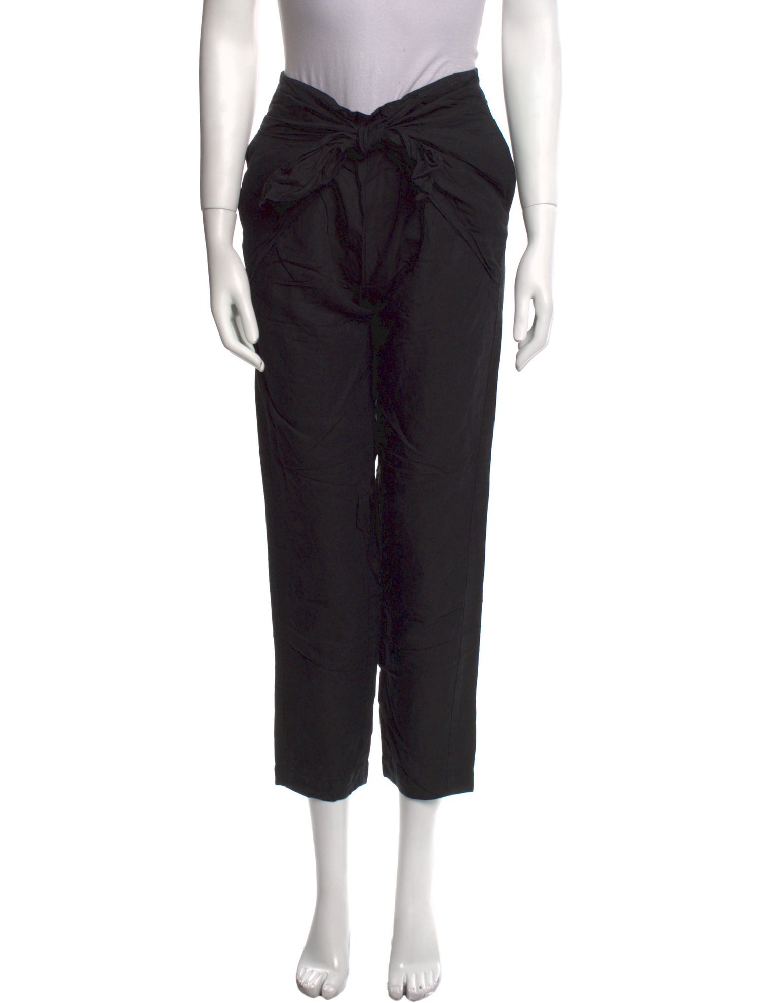 FRAME Linen Straight Leg Pants