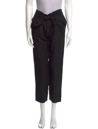 FRAME Linen Straight Leg Pants