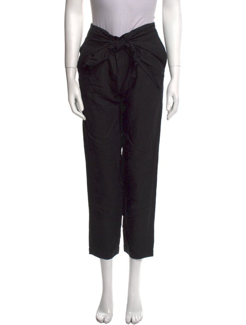 FRAME Linen Straight Leg Pants