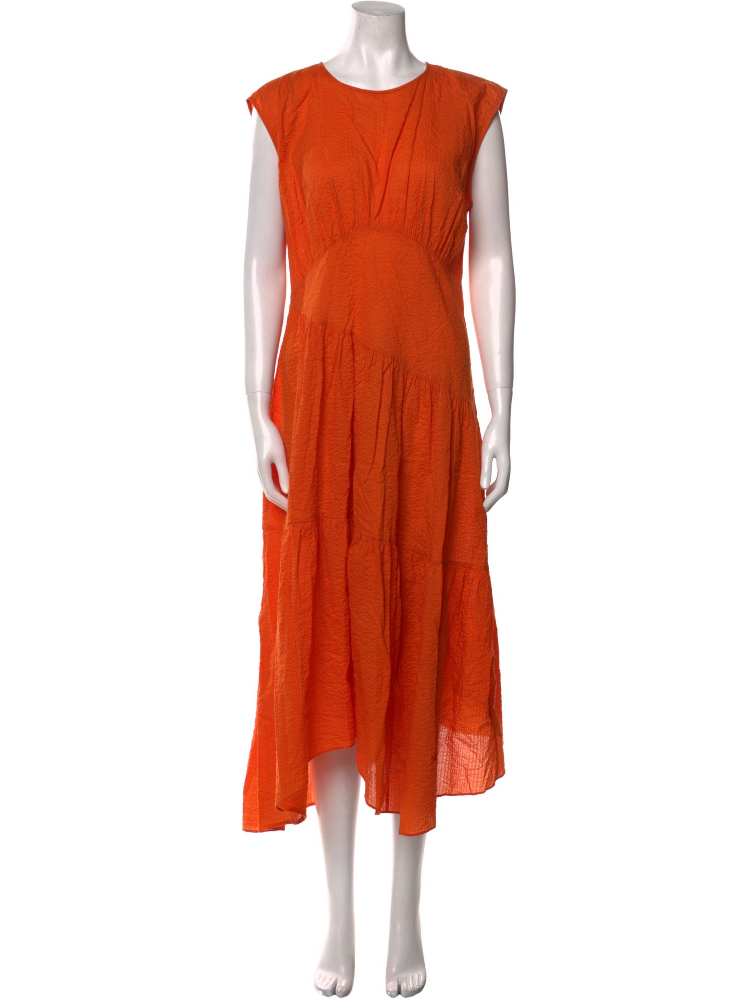 FRAME Crew Neck Long Dress