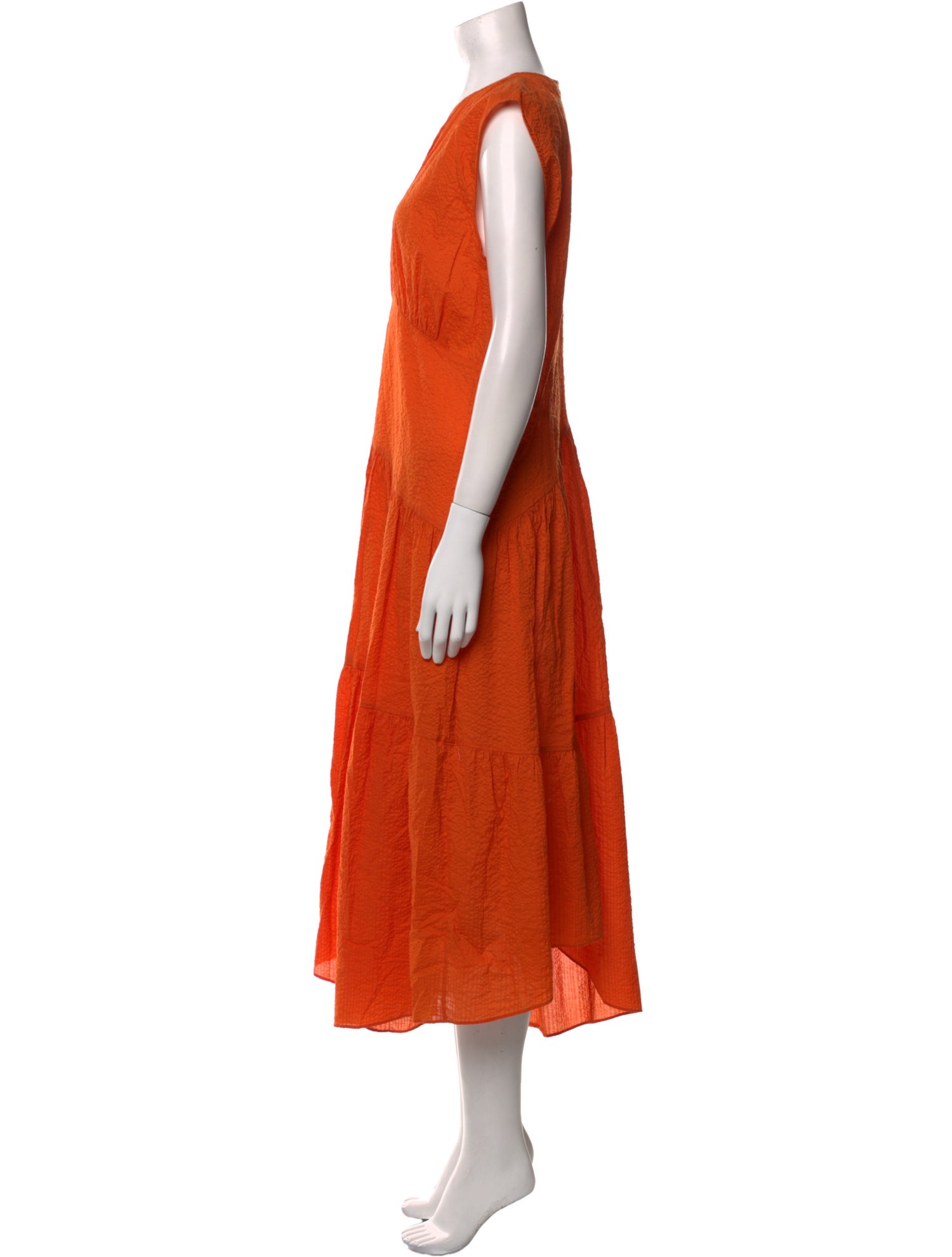 FRAME Crew Neck Long Dress