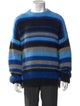 FRAME Striped Crew Neck Pullover