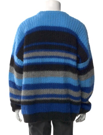 FRAME Striped Crew Neck Pullover