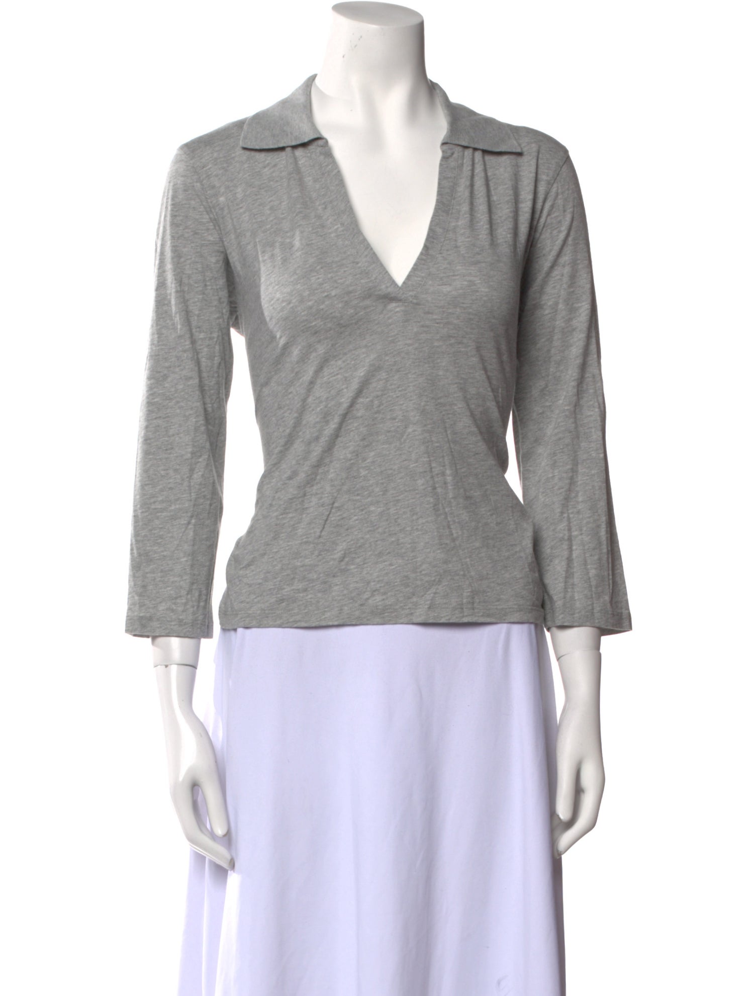 FRAME V-Neck Three-Quarter Sleeve Top w/ Tags