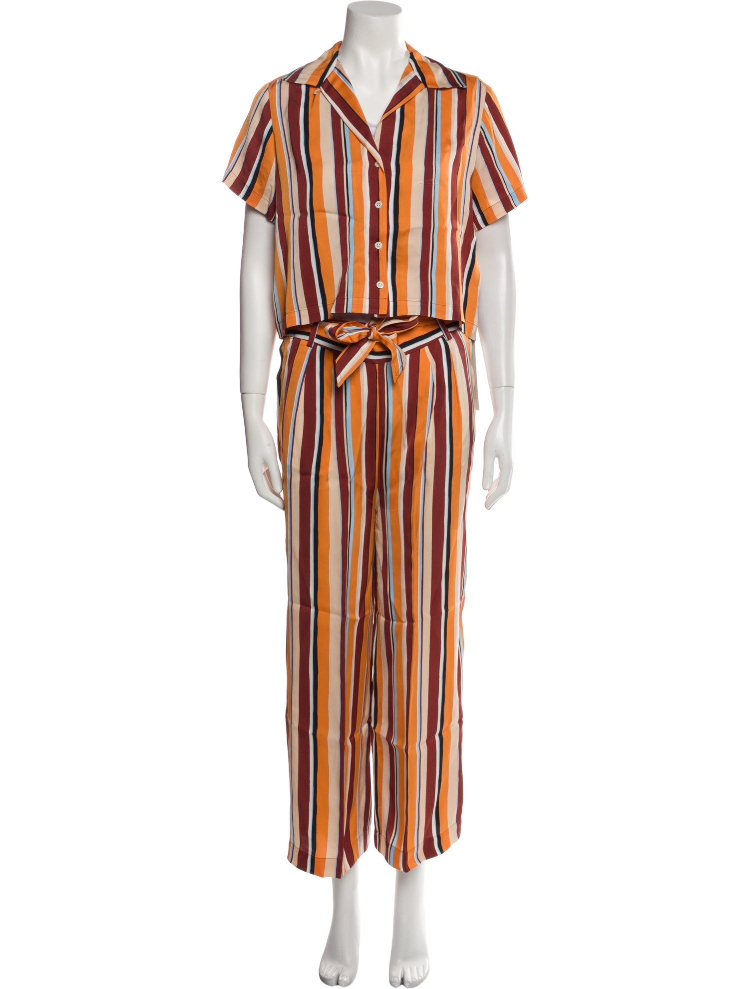 FRAME Striped Pant Set