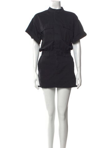 Frame Dresses Mock Neck Mini Dress XS